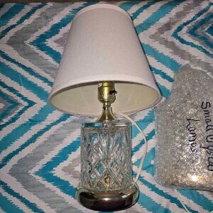 Vintage Leaded Crystal Lamps - Set of 2